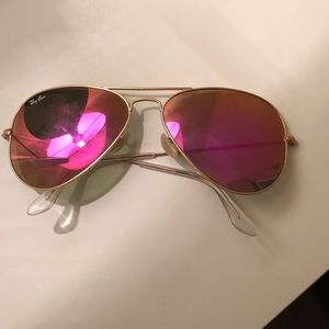 Ray Ban Aviator Flash Lenses
